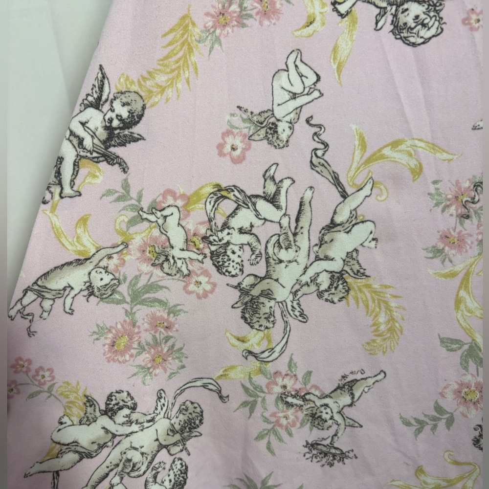 Pink Coquette‎ Angel Babydoll Ethereal Tie Strap Mini Dress Size M - Picture 5 of 12